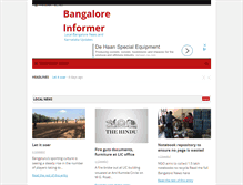 Tablet Screenshot of bangaloreinformer.com
